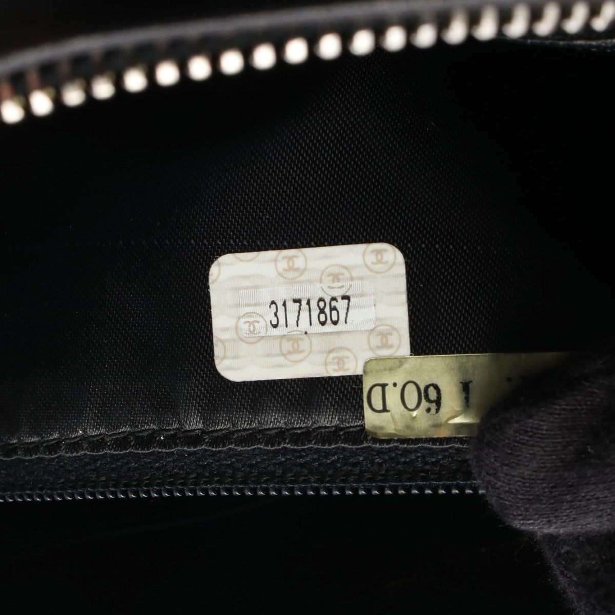 Chanel Lambskin Triple CC Tassel Camera Bag — Black