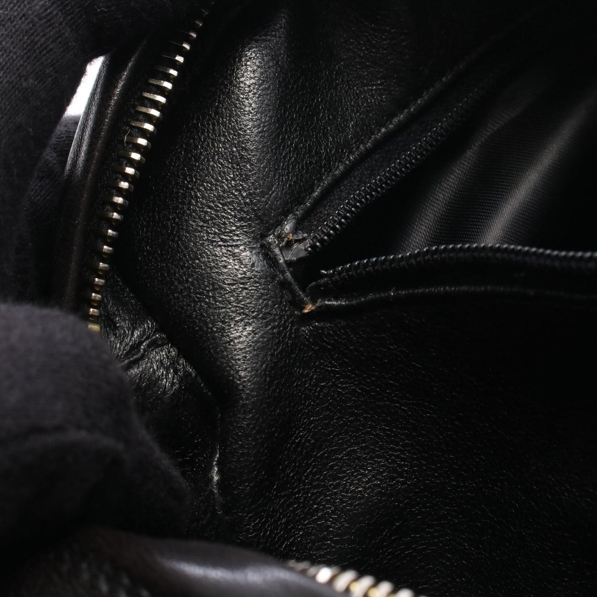 Chanel Lambskin Triple CC Tassel Camera Bag — Black