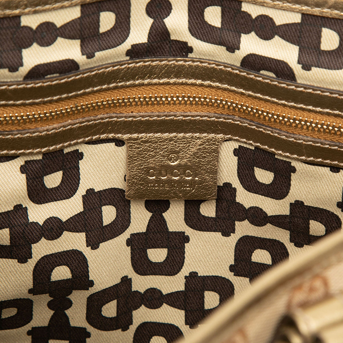 Gucci GG Canvas Jolicoeur Handbag — Beige