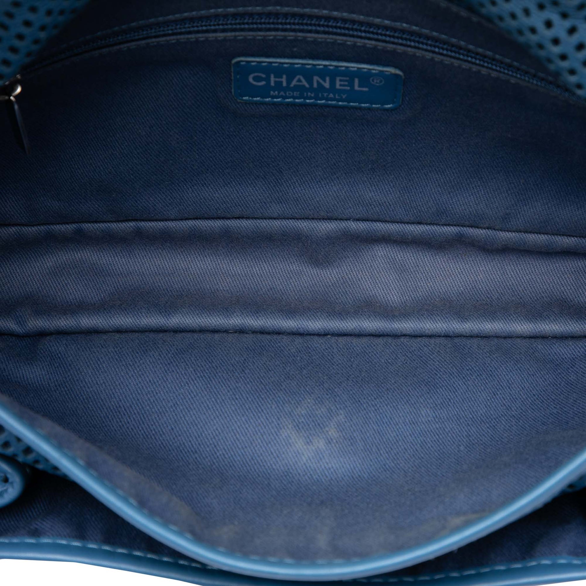 Chanel Medium Perforated Calfskin Up In The Air Flap