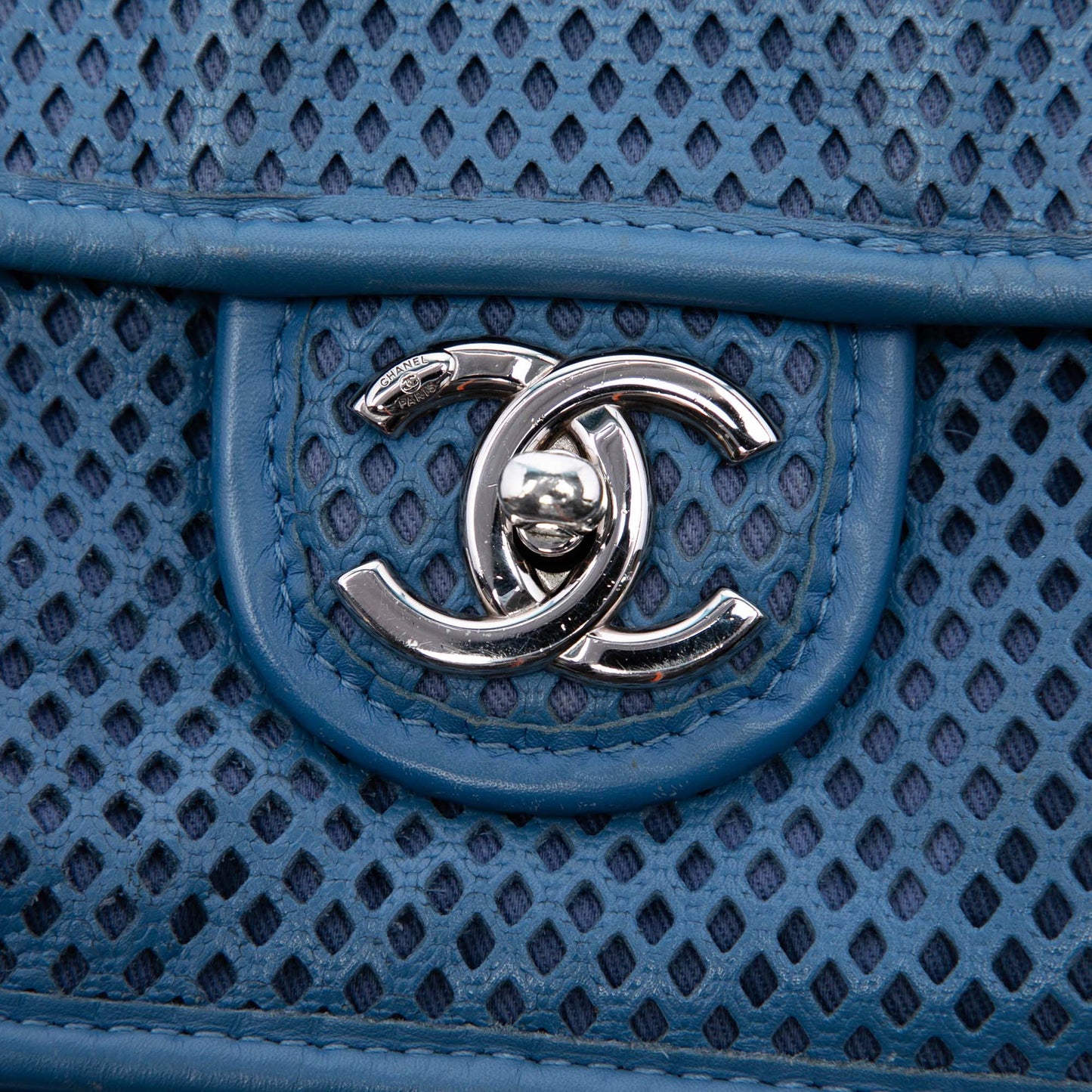 Chanel Medium Perforated Calfskin Up In The Air Flap