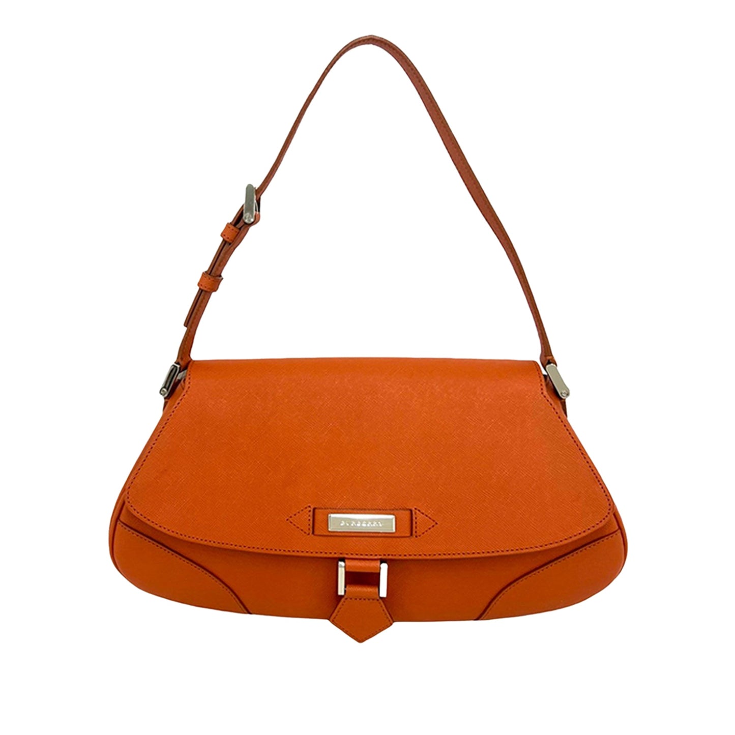 Burberry Calf Leather Shoulder Bag