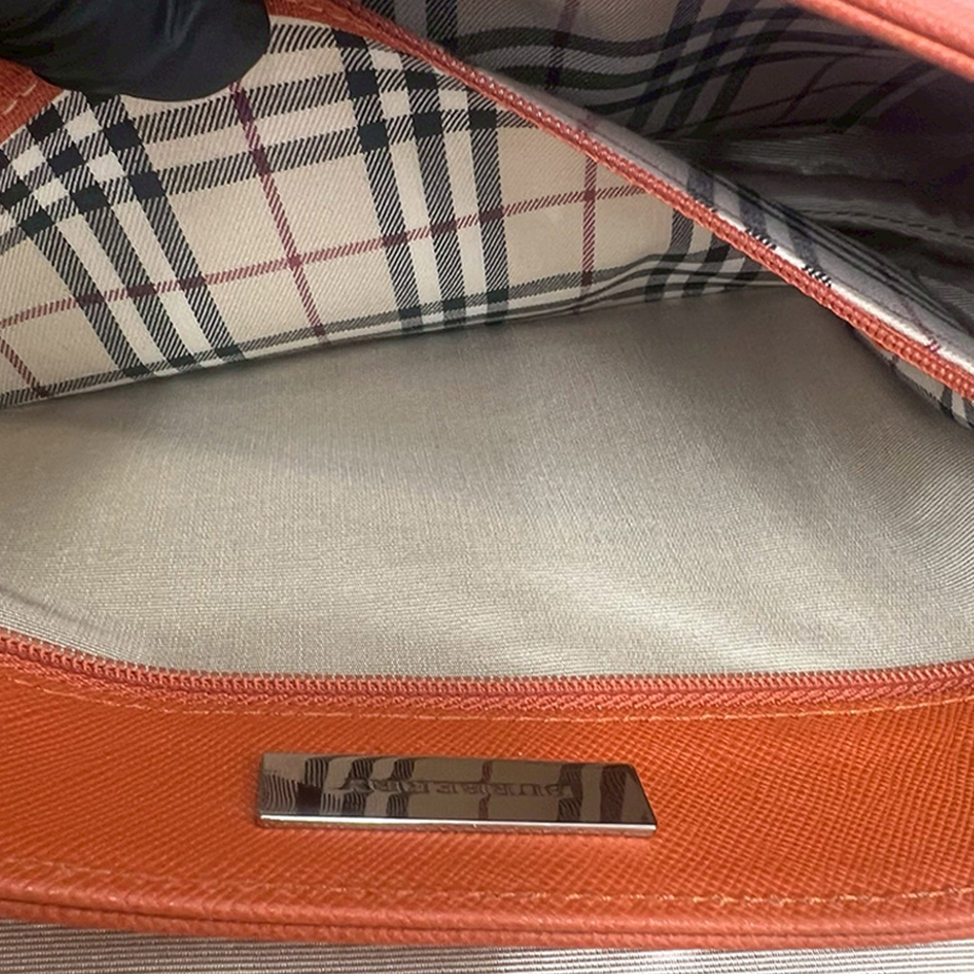 Burberry Calf Leather Shoulder Bag
