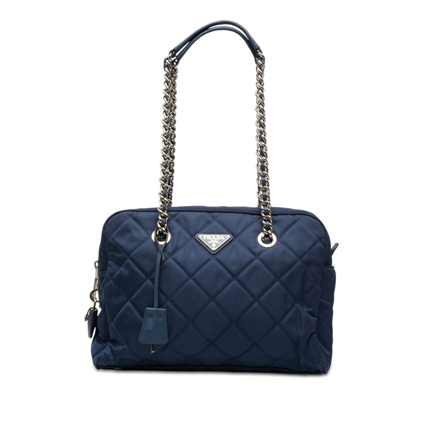 Prada Impuntu Tessuto Chain Shoulder Bag