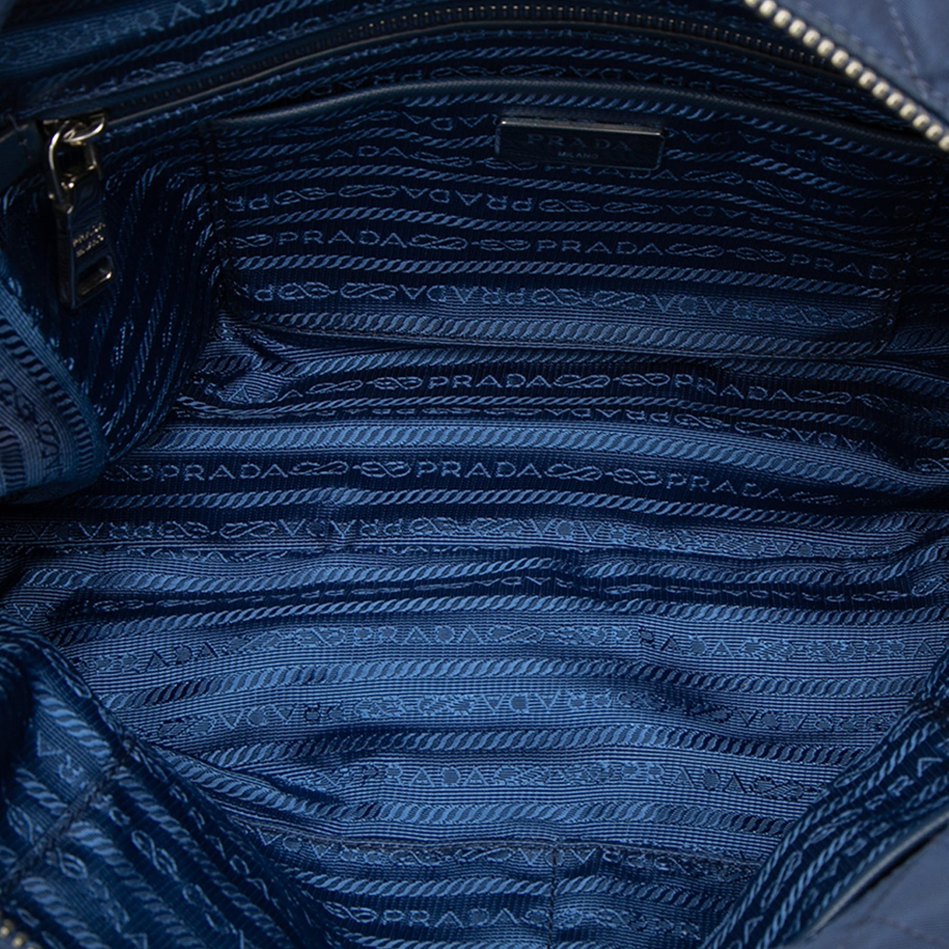 Prada Impuntu Tessuto Chain Shoulder Bag