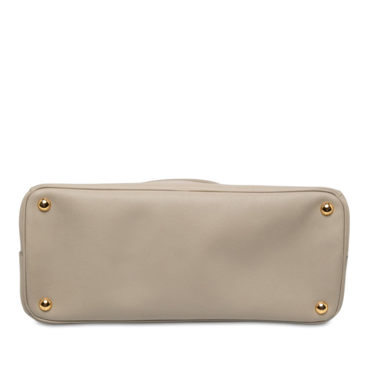 Prada Medium Saffiano Lux Galleria Double Zip Satchel — Gray