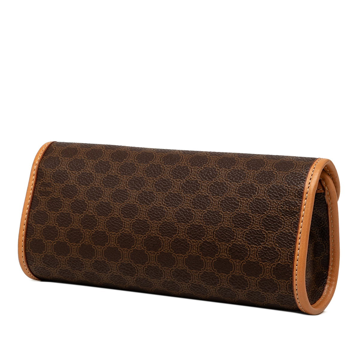 Celine Macadam Coated Canvas Clutch