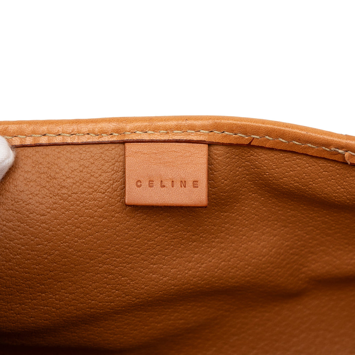 Celine Macadam Coated Canvas Clutch