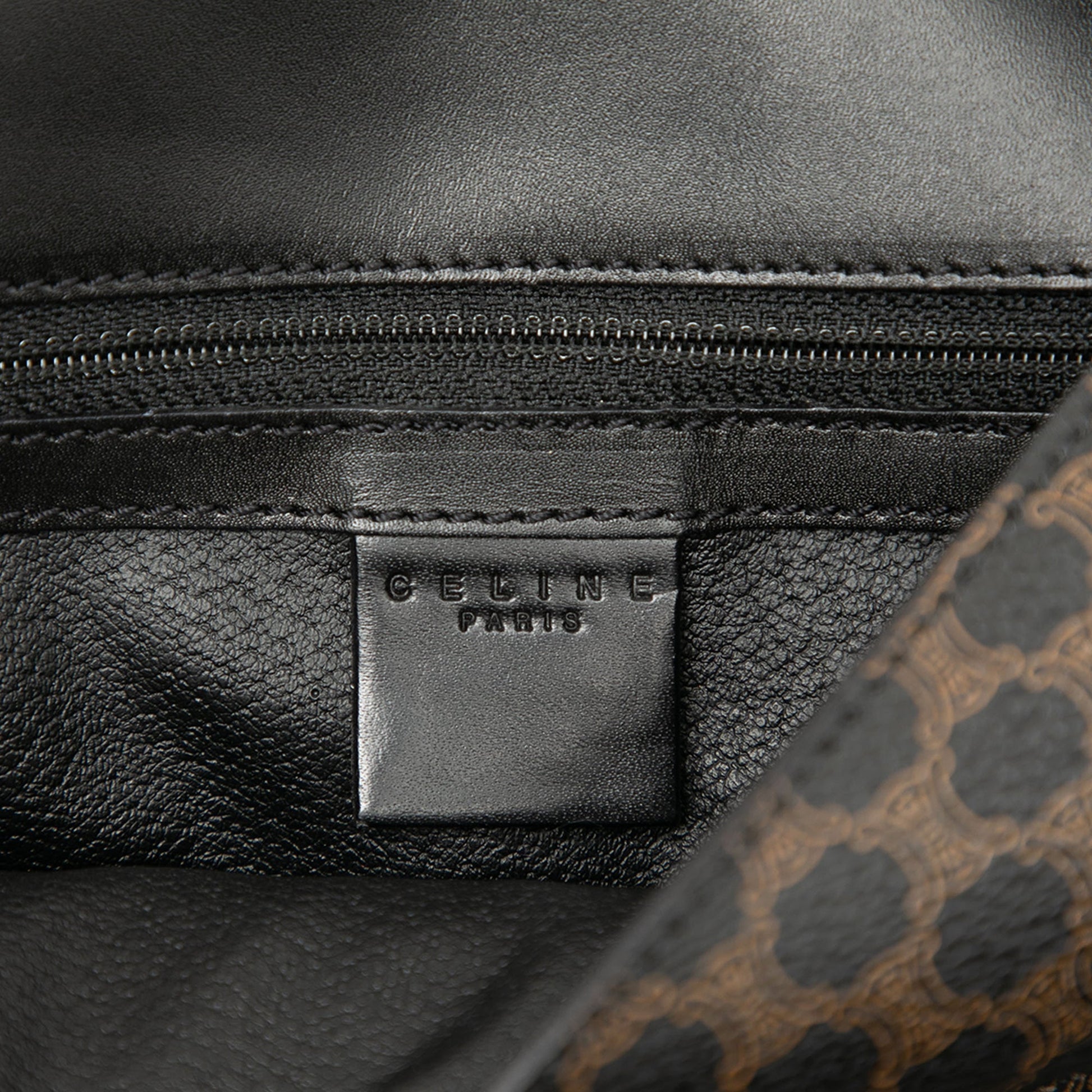 Celine Macadam Coated Canvas Shoulder Bag