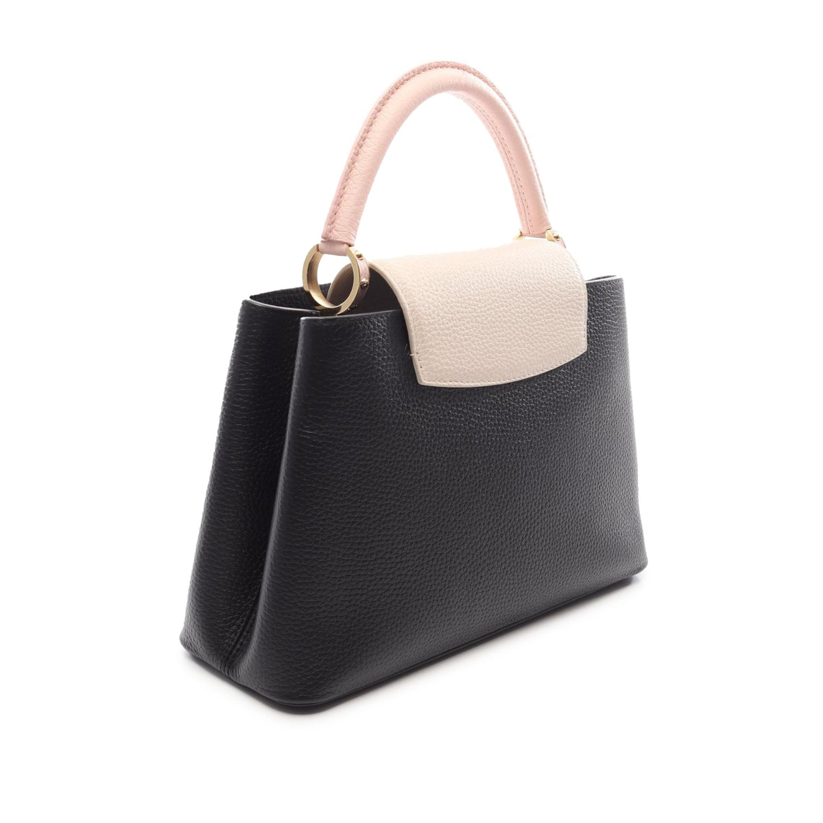 Louis Vuitton Taurillon Capucines MM — Black