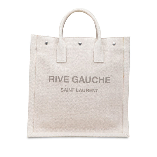 Saint Laurent Canvas Rive Gauche North South Tote