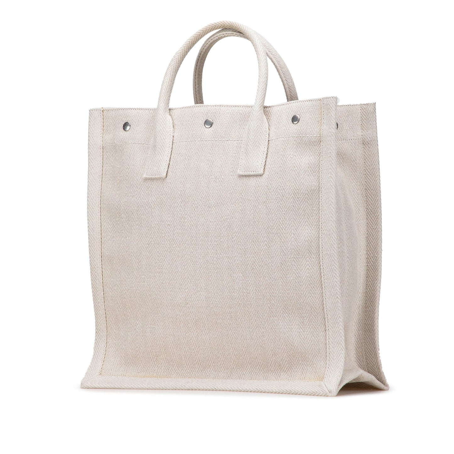 Saint Laurent Canvas Rive Gauche North South Tote
