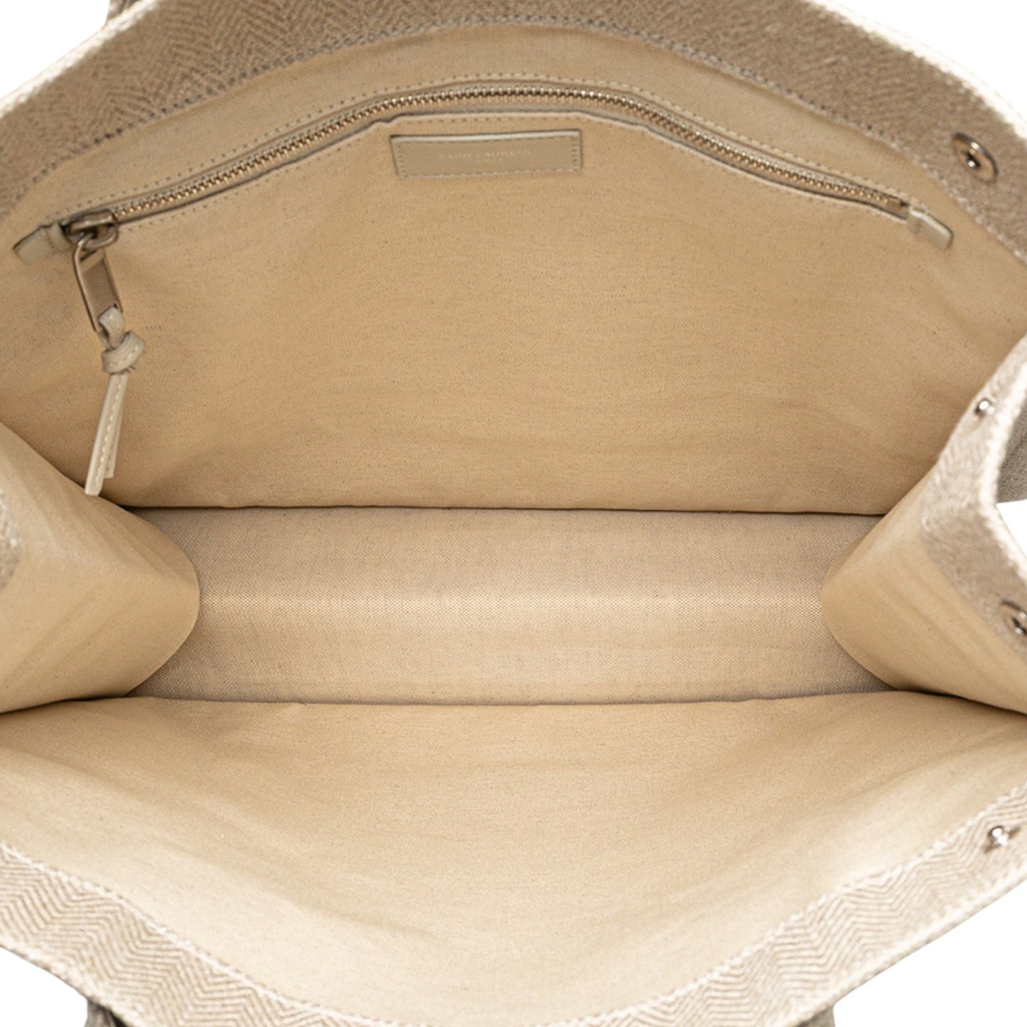Saint Laurent Canvas Rive Gauche North South Tote