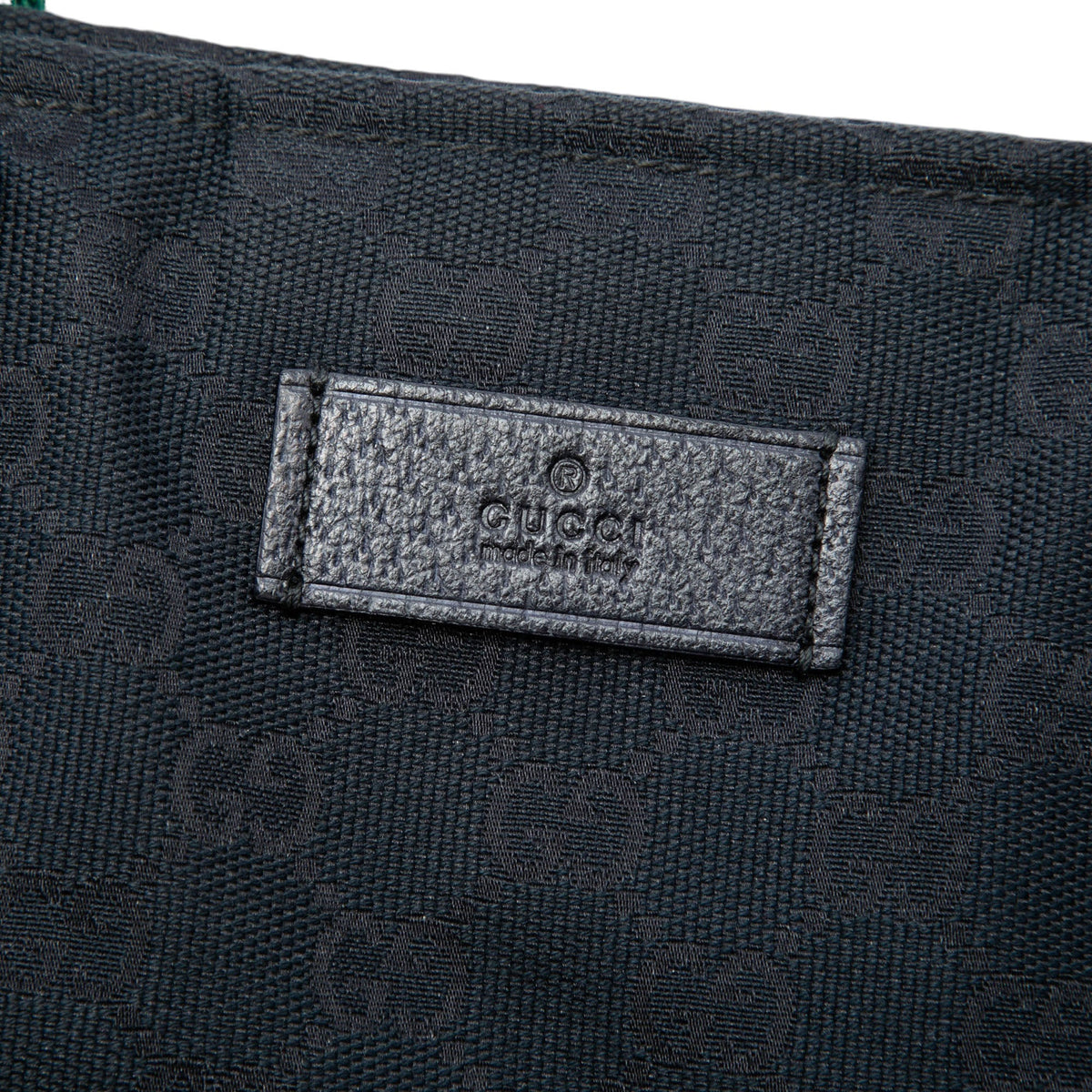 Gucci GG Canvas Web Tote — Blue