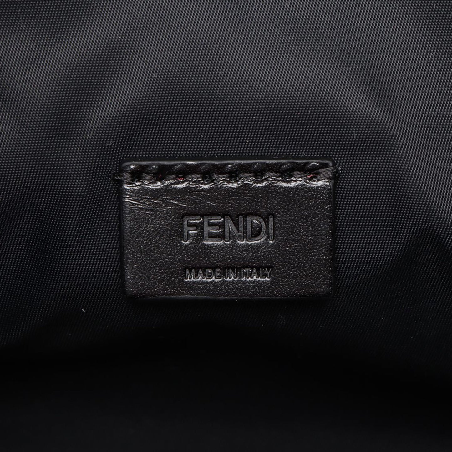 Fendi Leather Logo Travel Kit Pouch