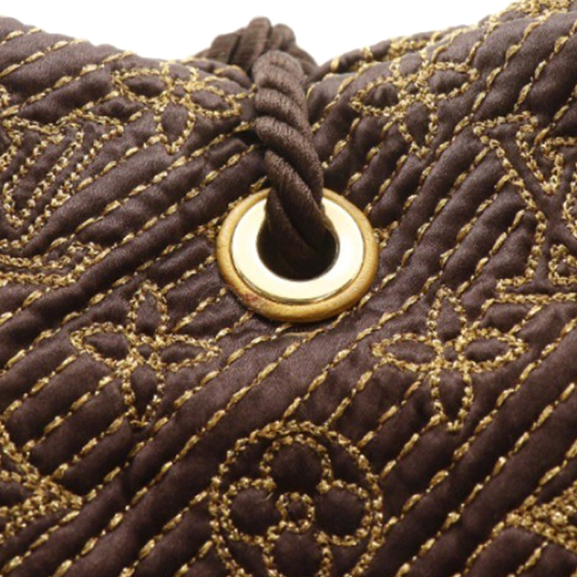 Monogram Metisse African Queen Clutch