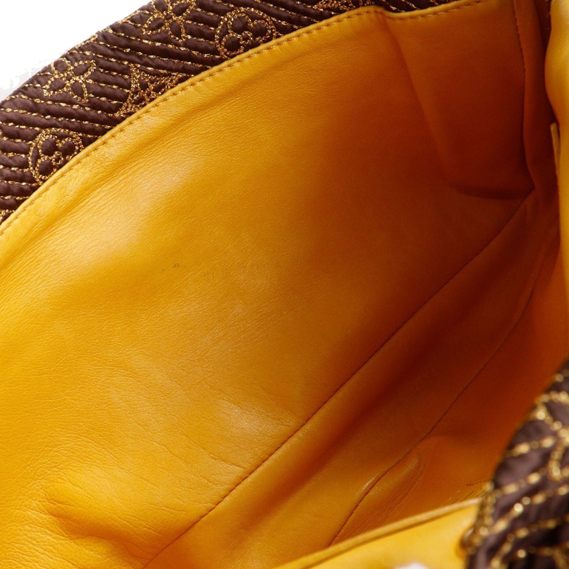 Monogram Metisse African Queen Clutch