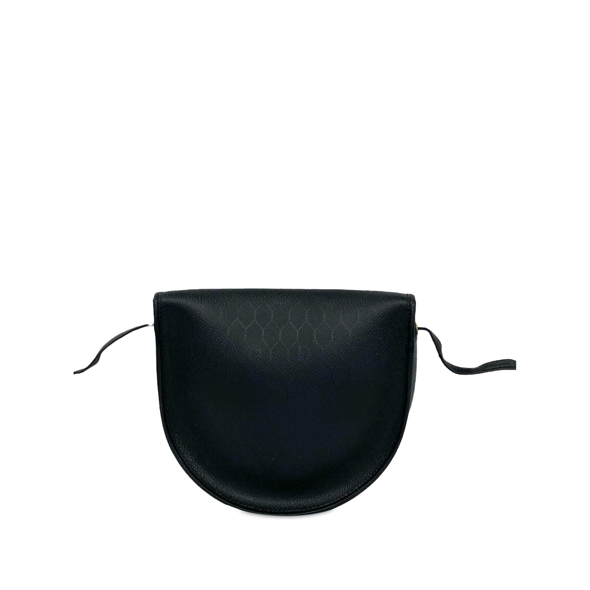 Dior Honeycomb Coated Canvas Crossbody — Black