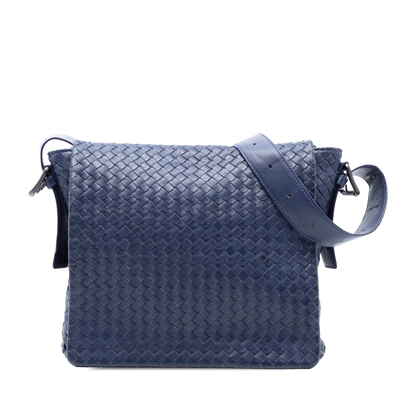 Bottega Veneta Nappa Intrecciato Flap Crossbody