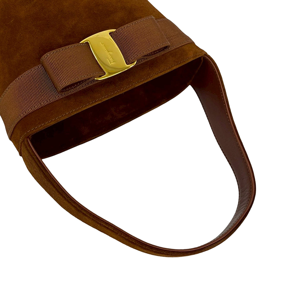 Ferragamo vara bucket suede