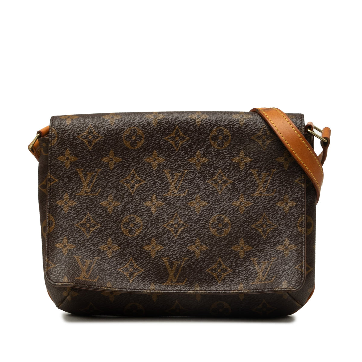 Louis Vuitton Monogram Musette Tango Short Strap — Brown