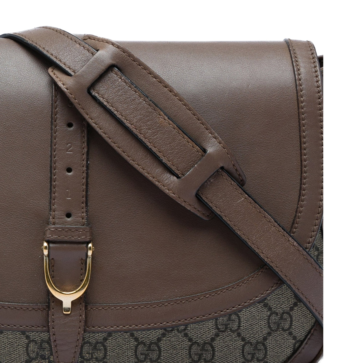Gucci GG Supreme Stirrup Crossbody