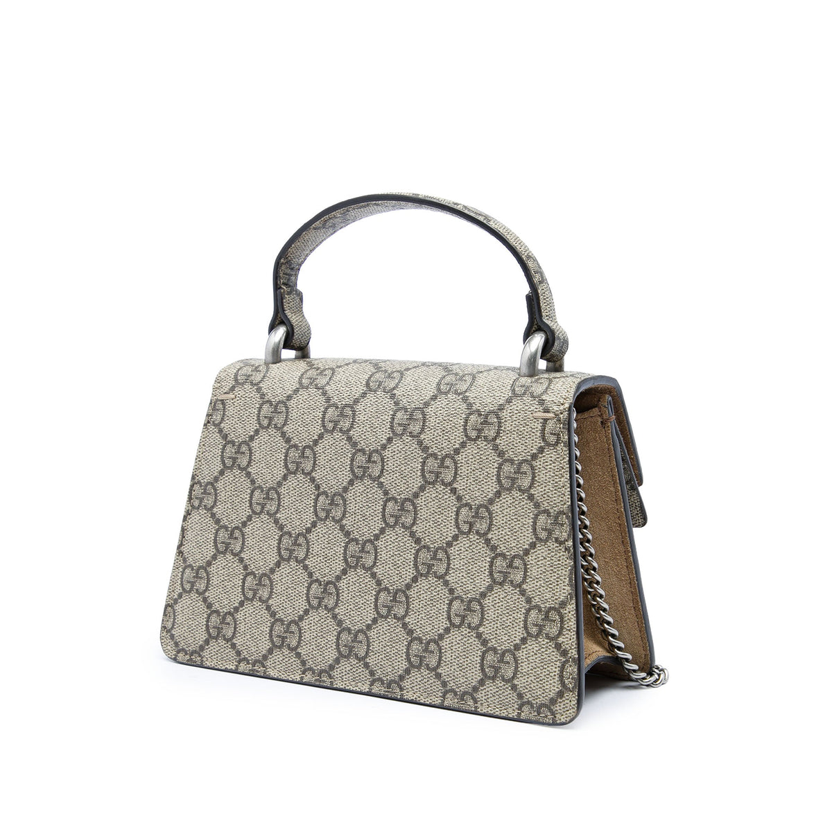 Gucci Mini GG Supreme Dionysus Satchel — Beige