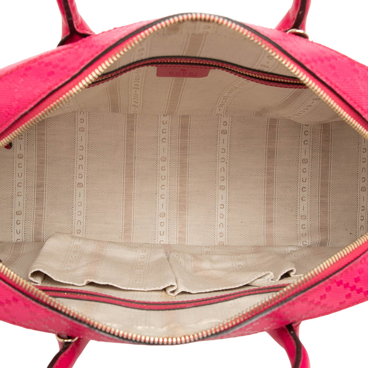Gucci Diamante Bright Leather Satchel