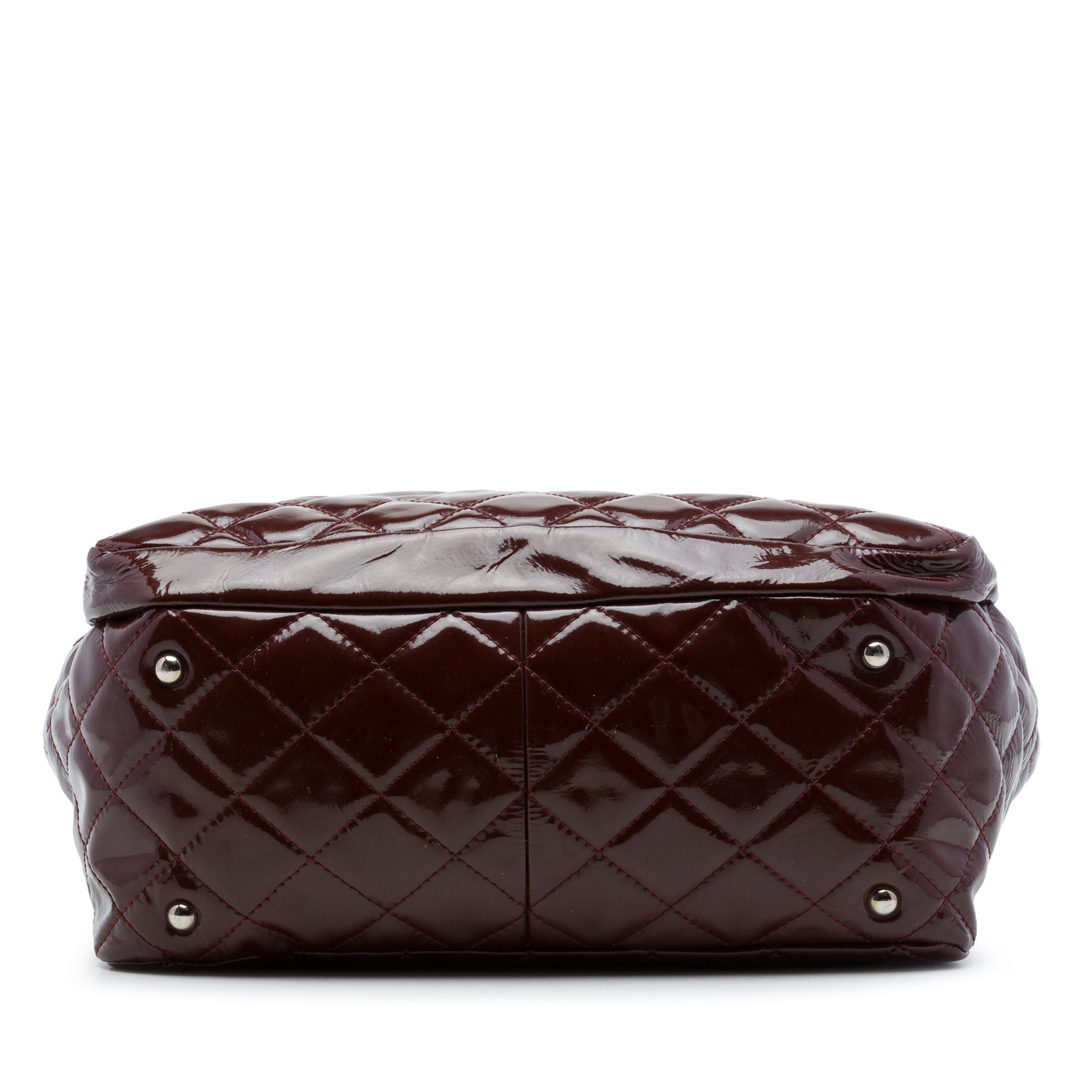 Chanel Quilted Patent Chic and Glitter Ligne Tote