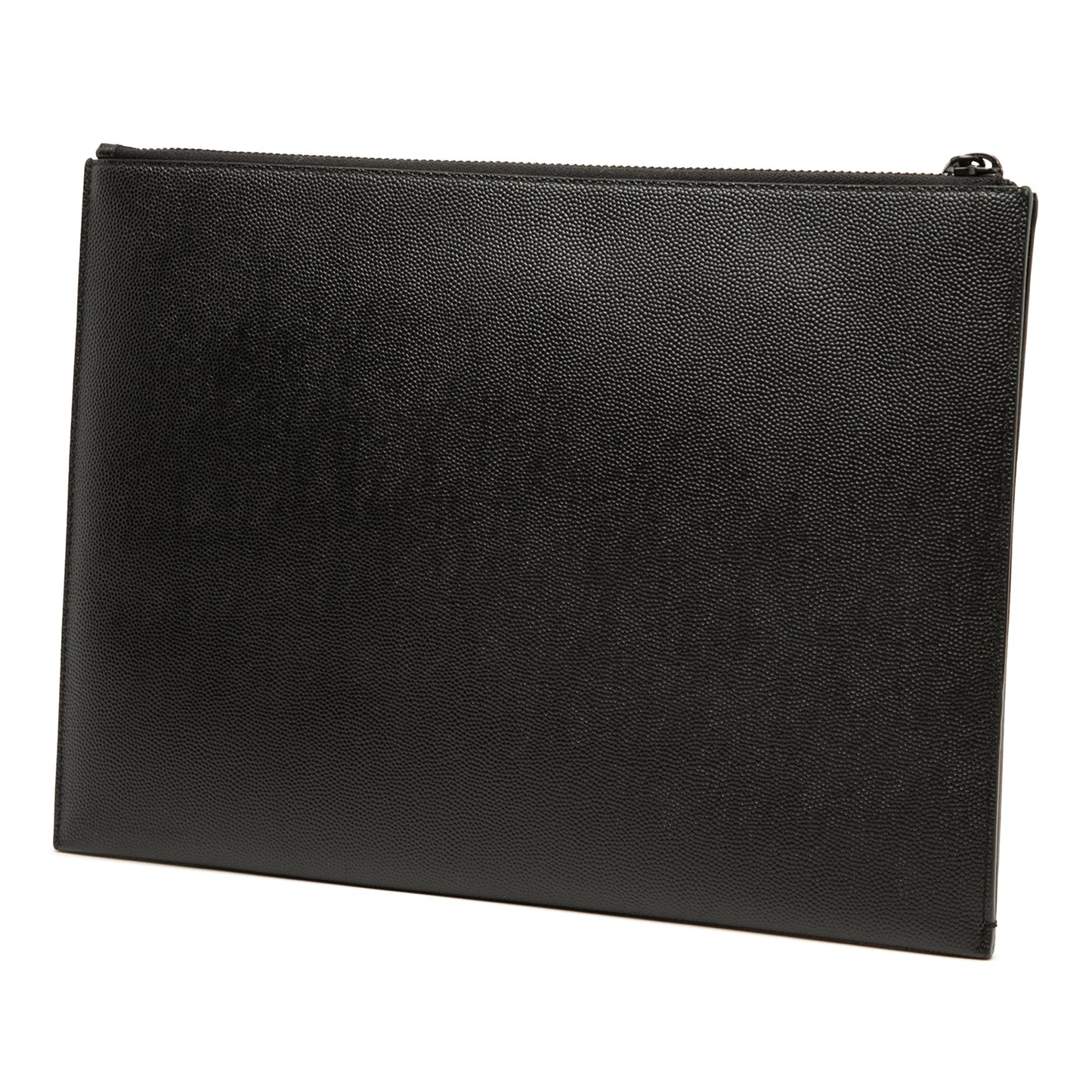 Saint Laurent Grain De Poudre Monogram Monochrome iPad Case
