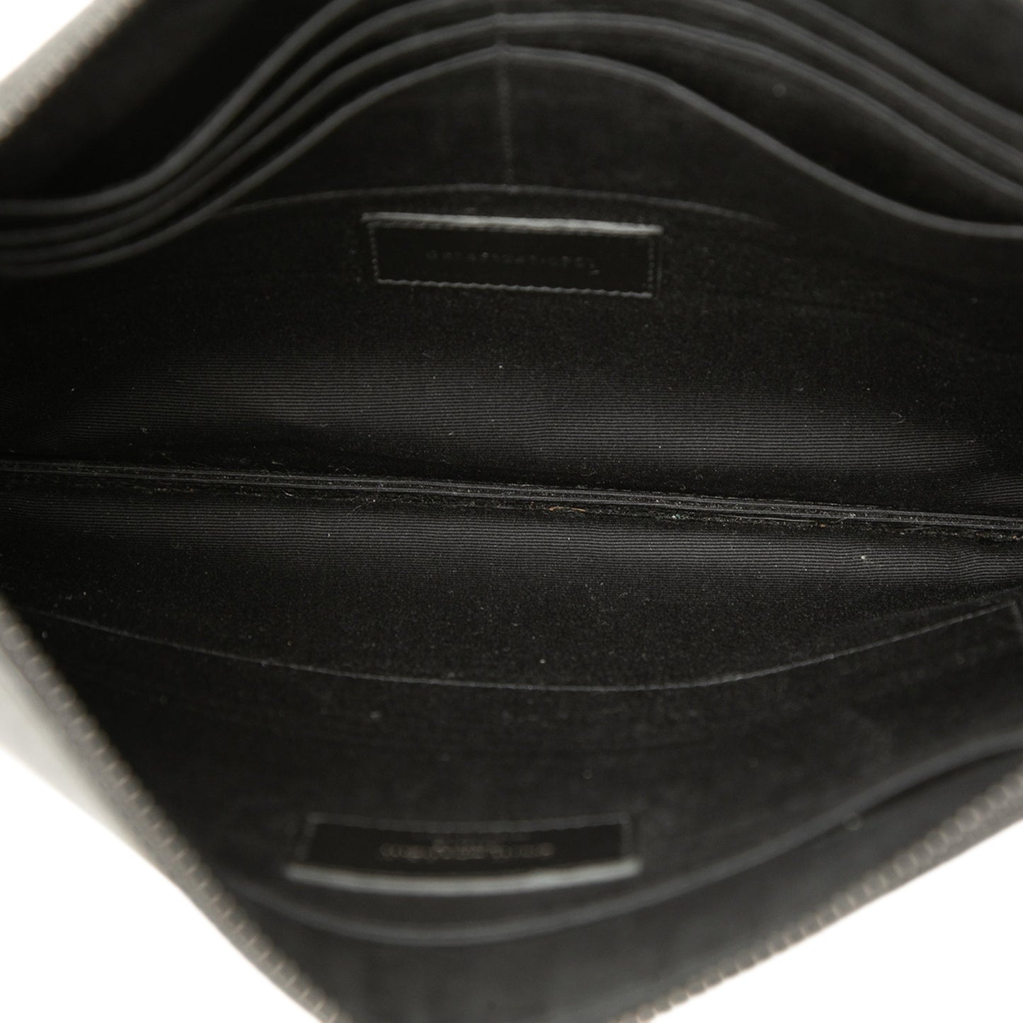 Saint Laurent Grain De Poudre Monogram Monochrome iPad Case