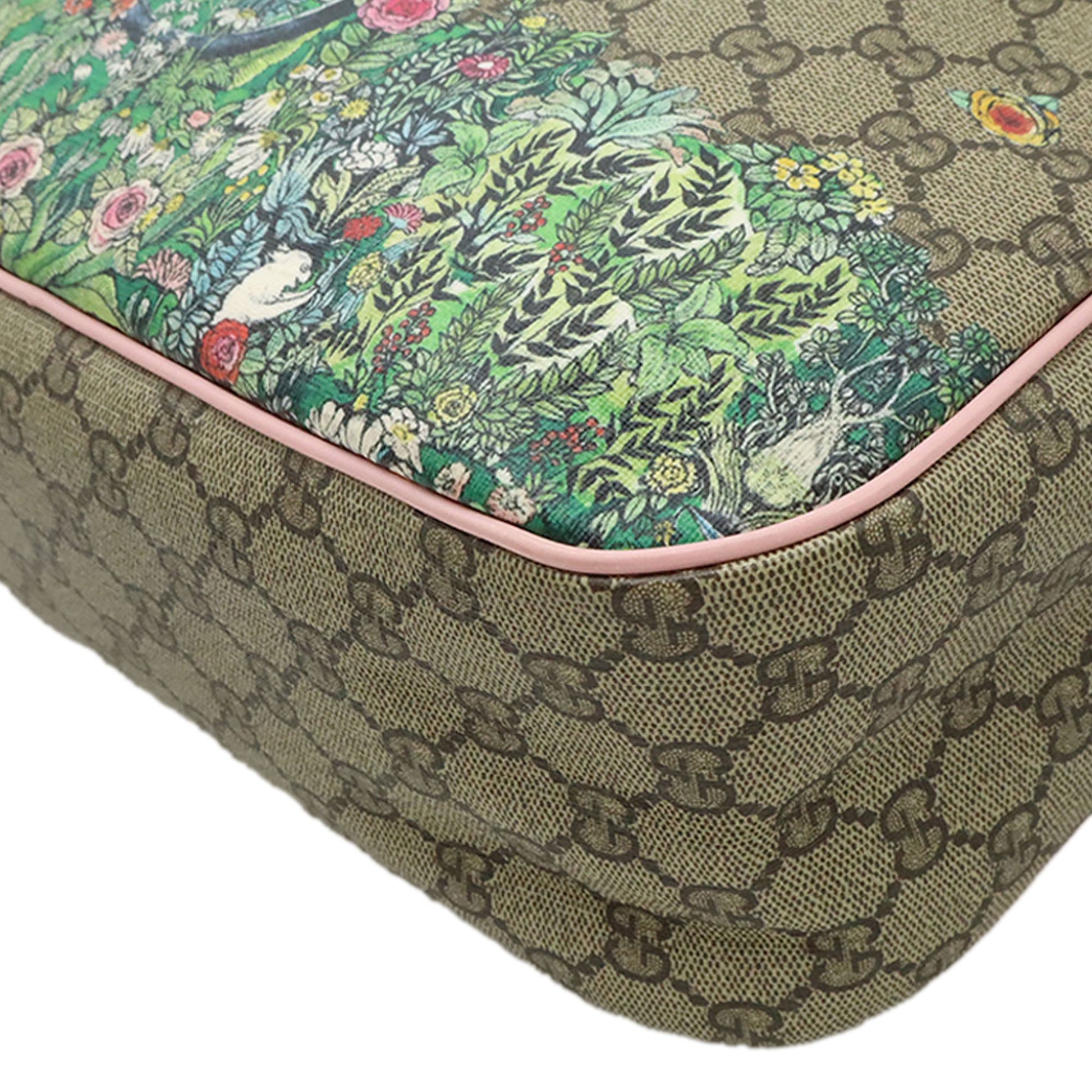 Gucci Yuko Higuchi Childrens GG Supreme Rabbit Backpack