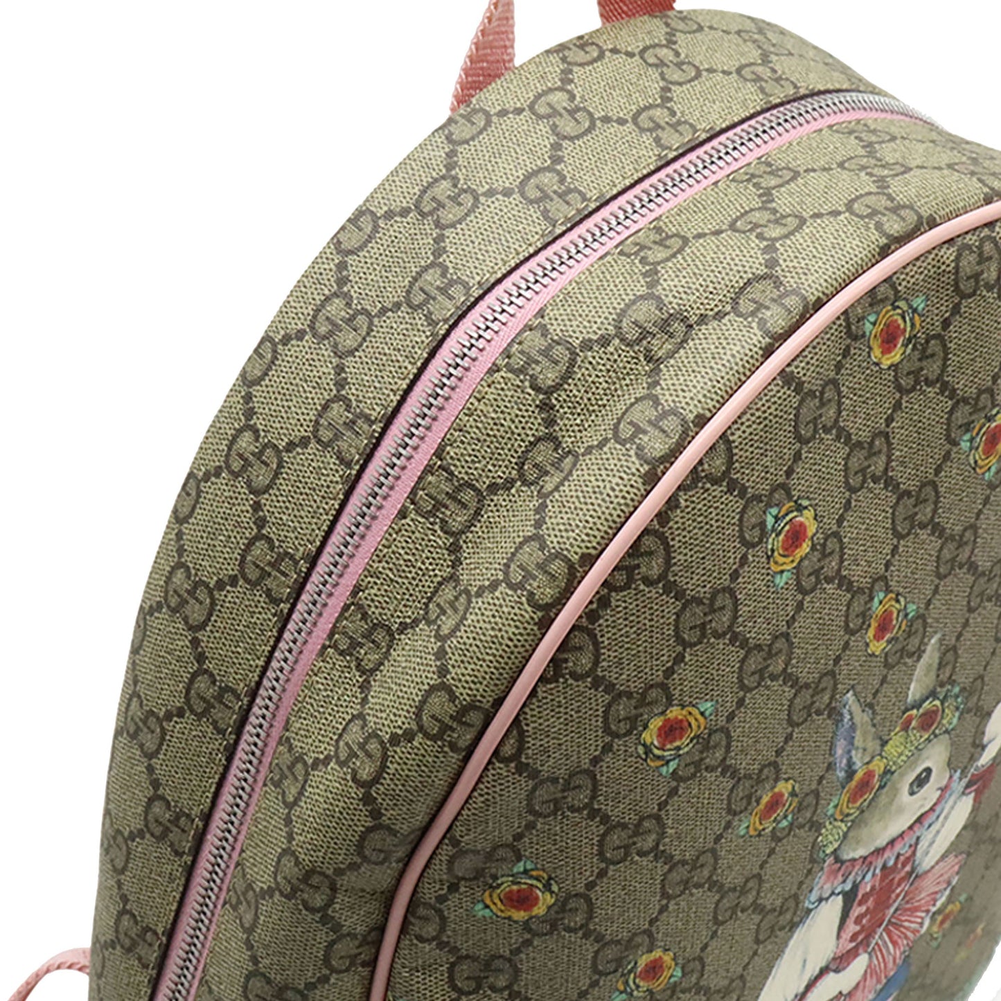 Gucci Yuko Higuchi Childrens GG Supreme Rabbit Backpack