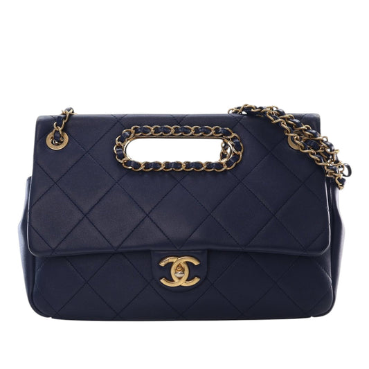 Chanel Quilted Lambskin A Real Catch Flap