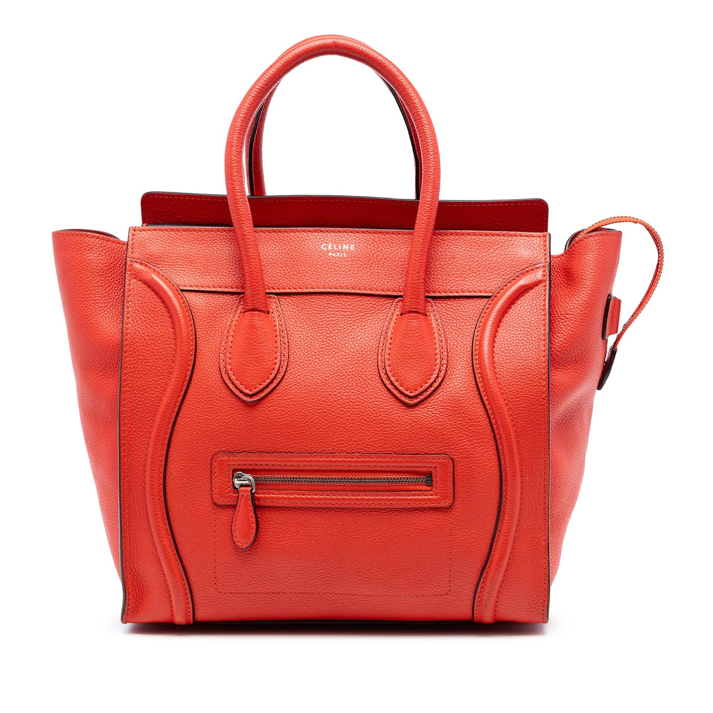 Mini Grained Calfskin Luggage Tote