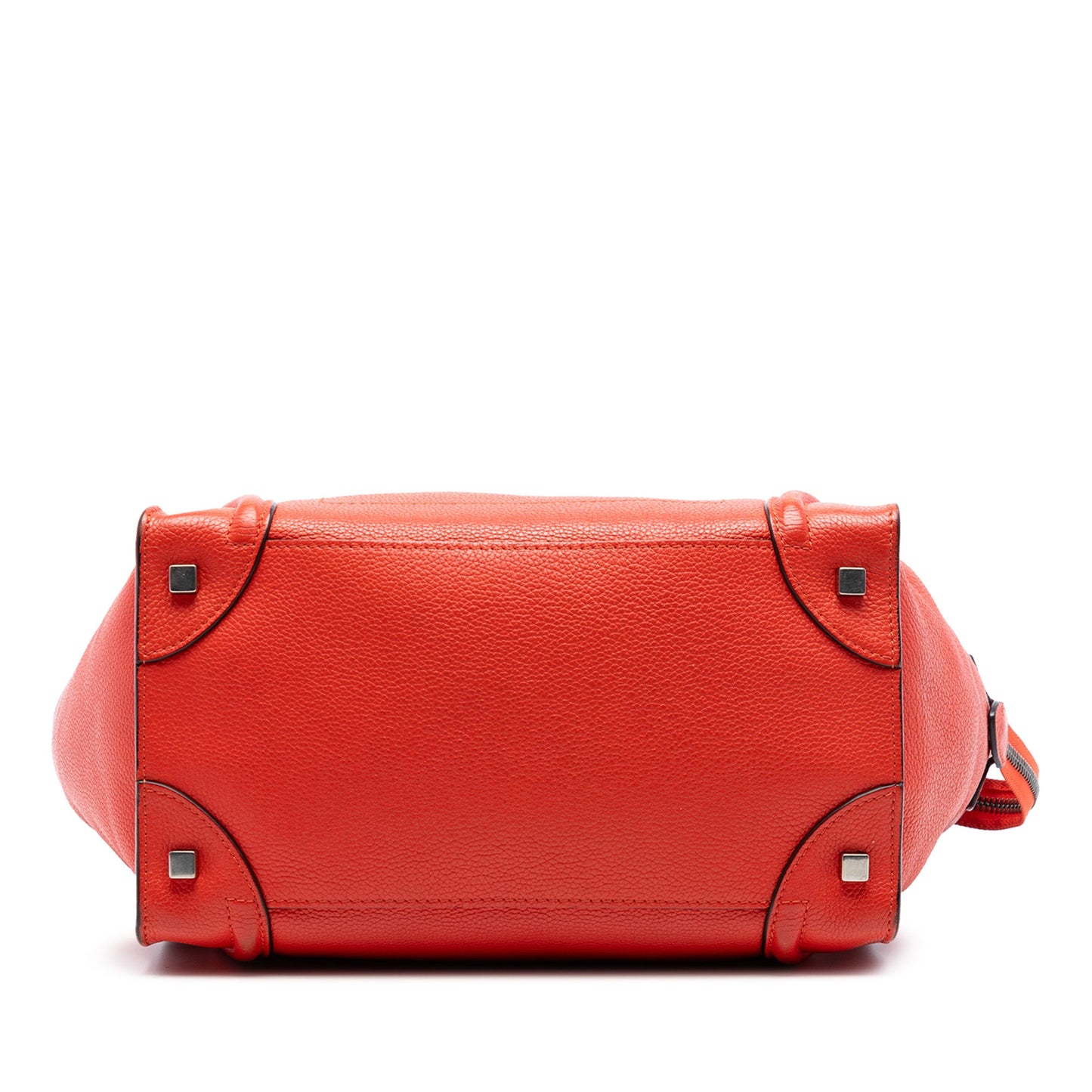 Mini Grained Calfskin Luggage Tote