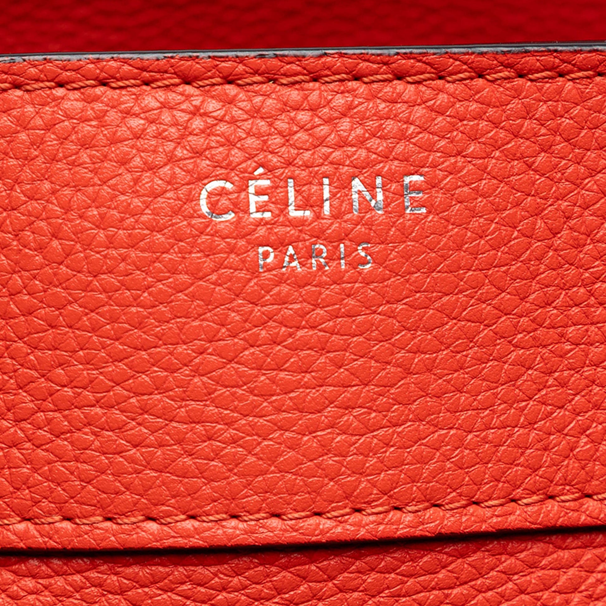 Mini Grained Calfskin Luggage Tote