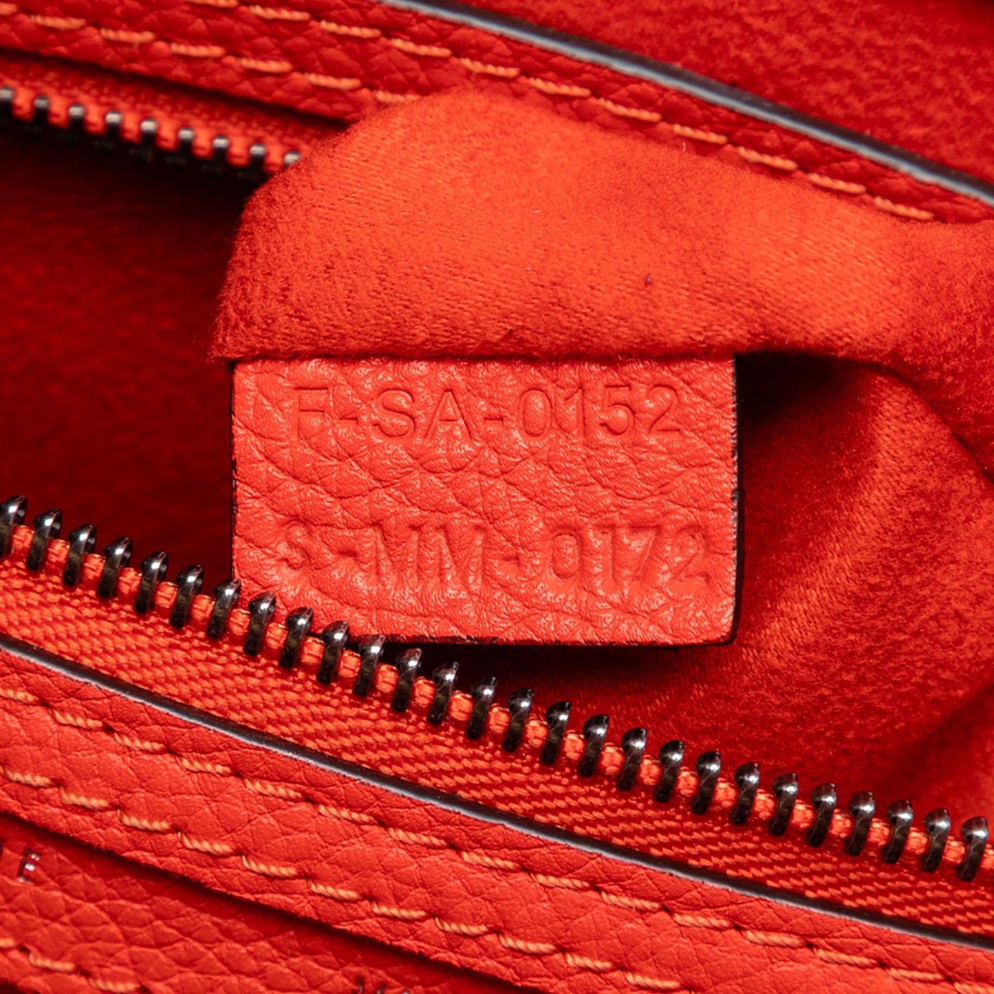 Mini Grained Calfskin Luggage Tote