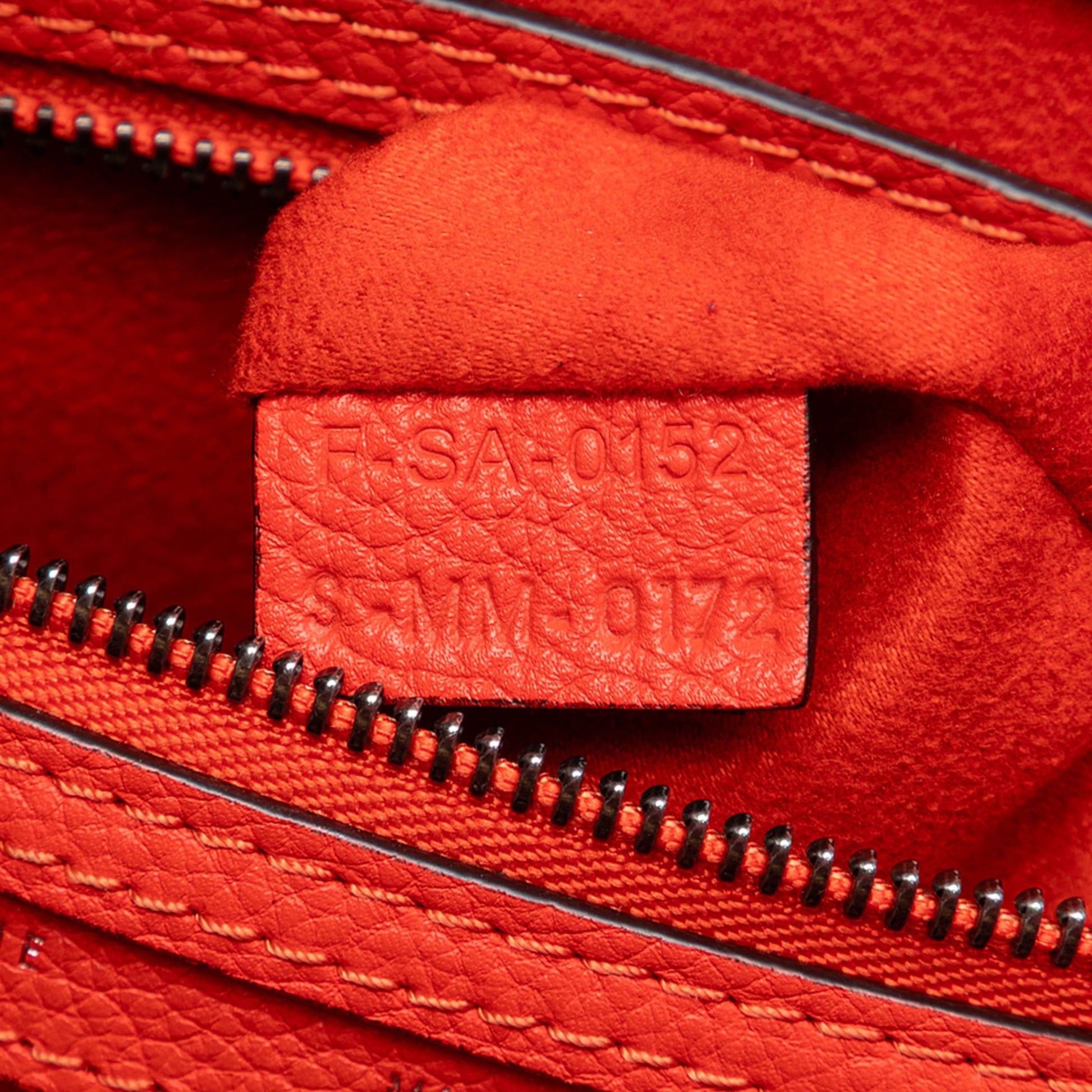 Mini Grained Calfskin Luggage Tote
