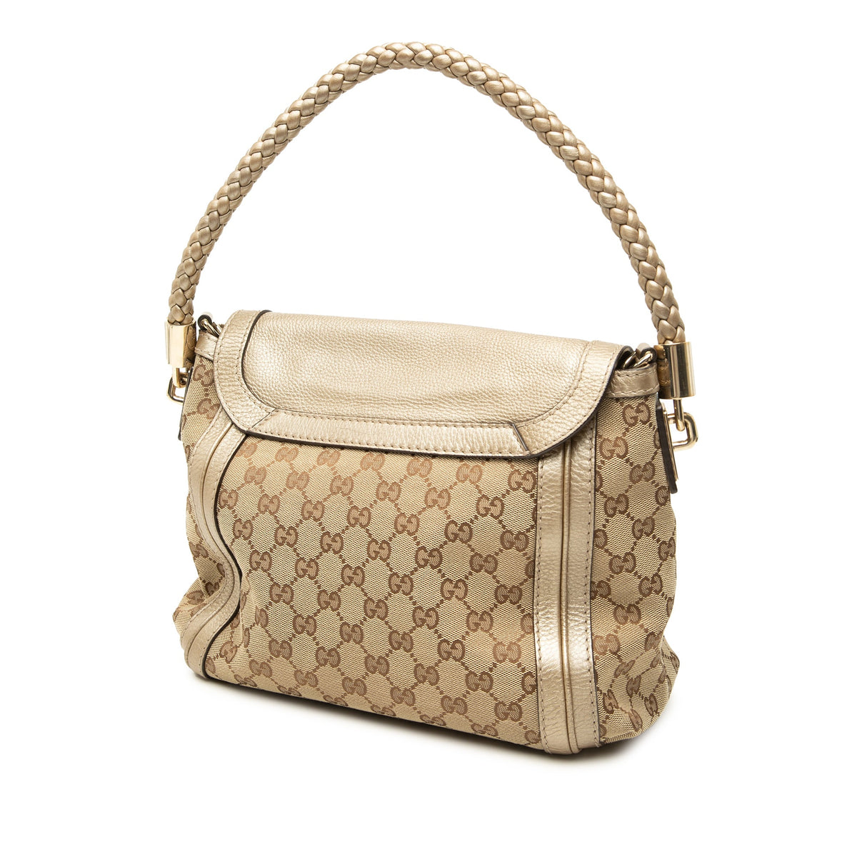 Gucci GG Canvas Bella Flap Satchel