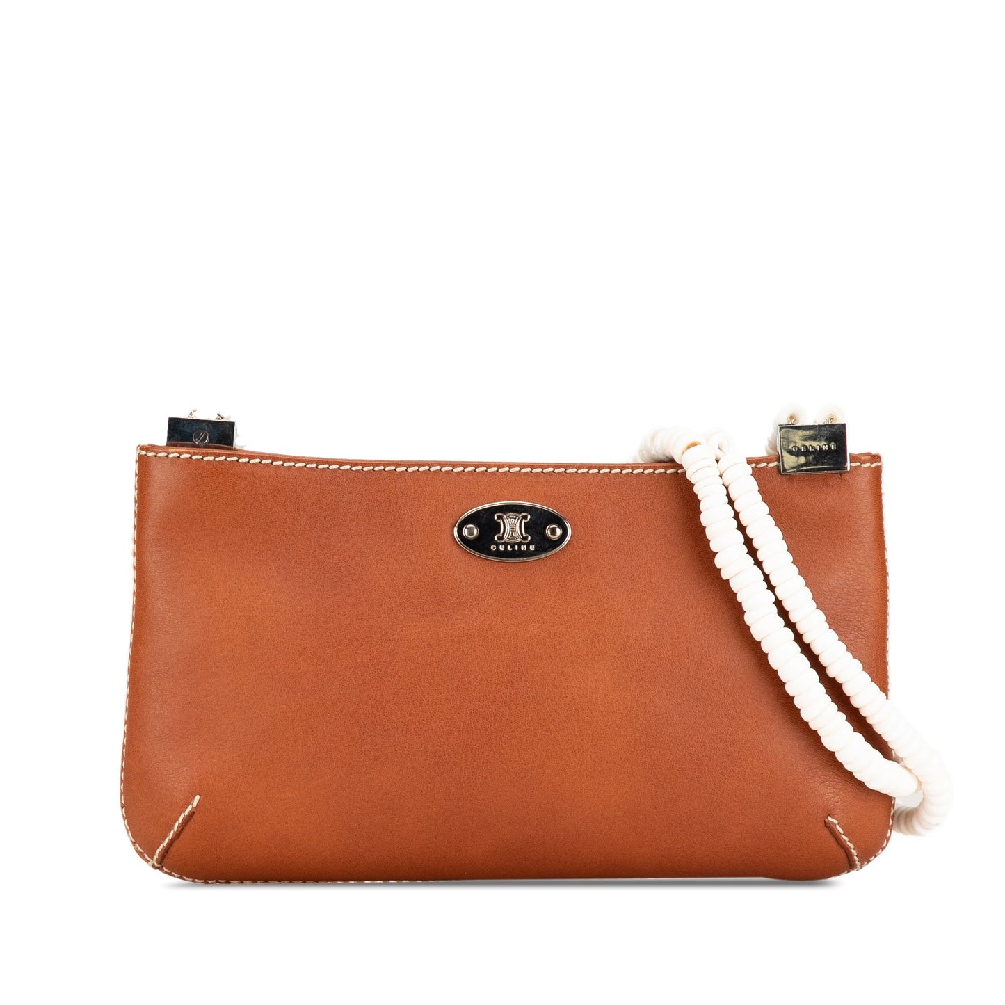 Celine Calfskin Shell Strap Shoulder Bag