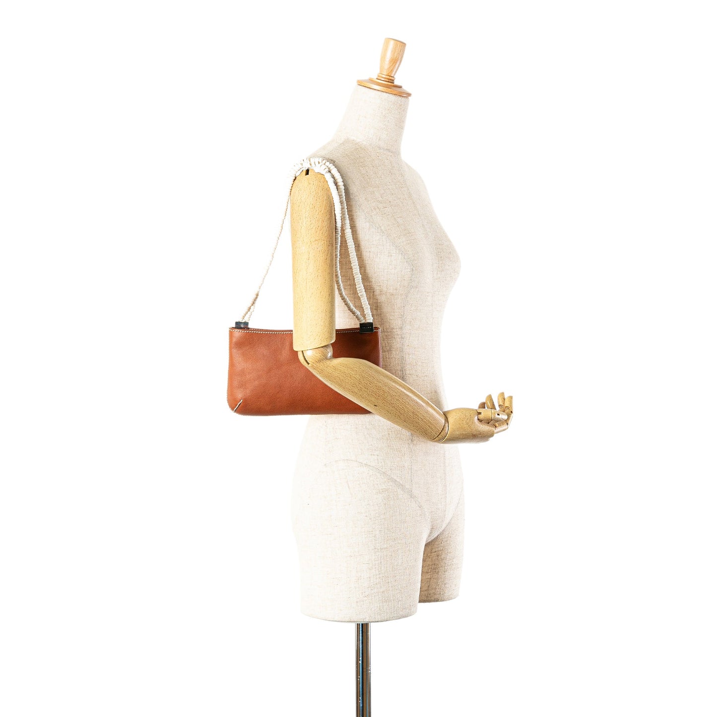 Celine Calfskin Shell Strap Shoulder Bag