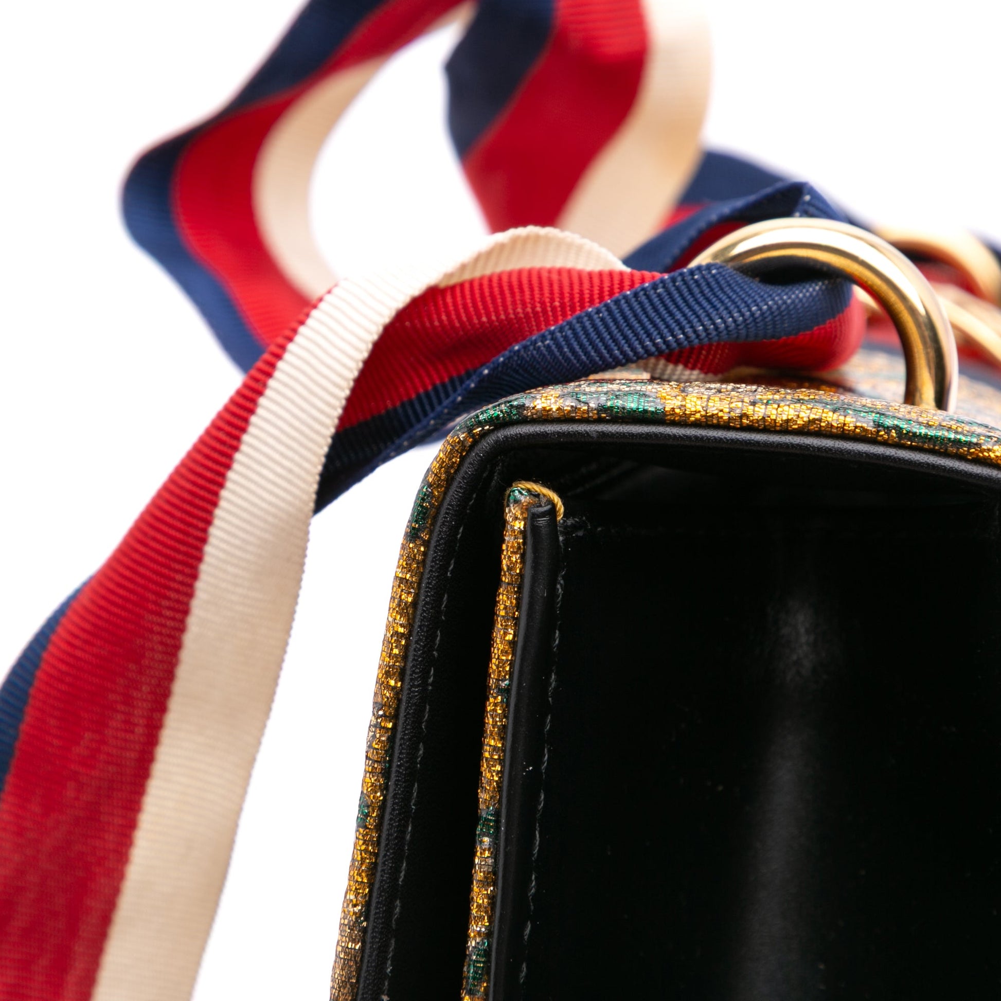 Gucci Small Canvas Brocade Sylvie Satchel
