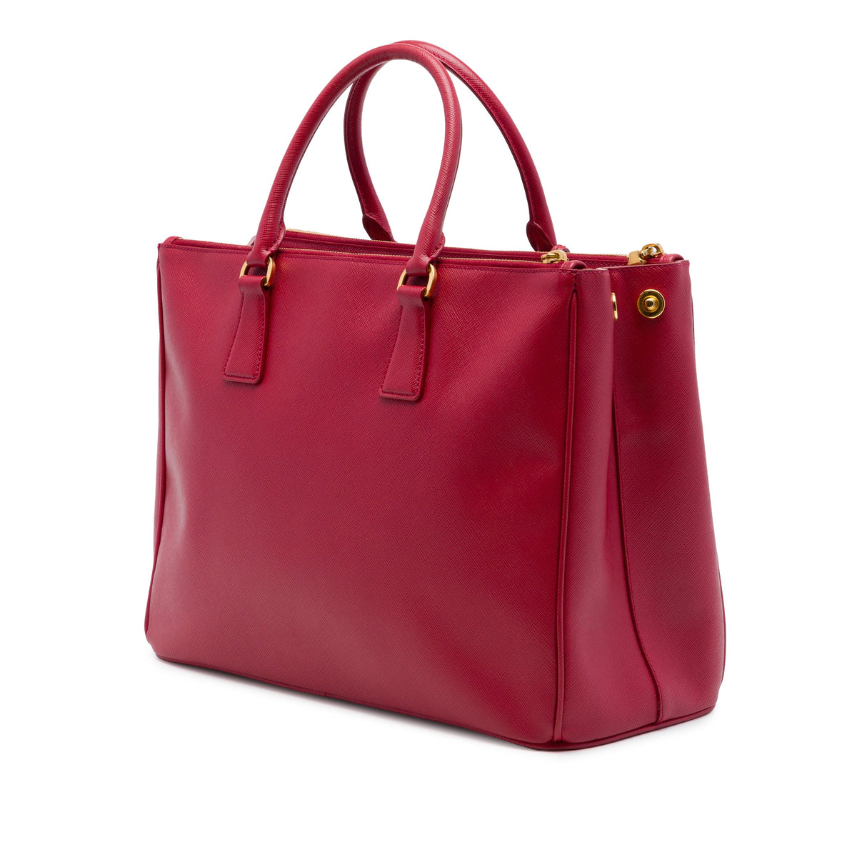 Prada Large Saffiano Lux Galleria Double Zip Tote