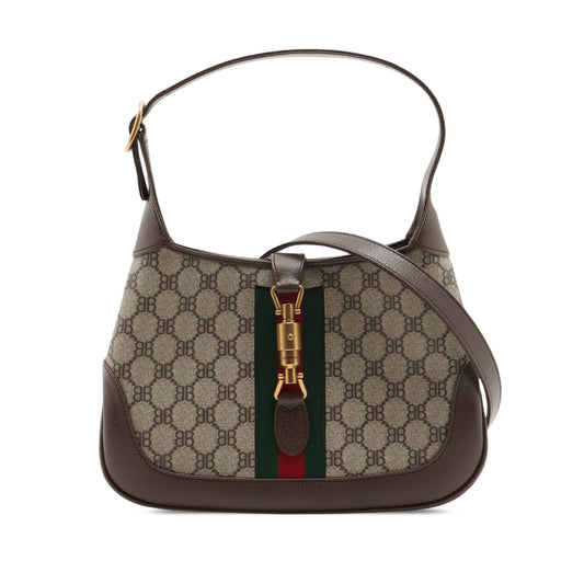Gucci Balenciaga The Hacker Project Mini GG Supreme Web Jackie 1961 Crossbody