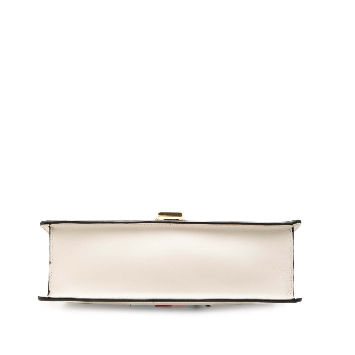Gucci Small Calfskin Web Sylvie Satchel
