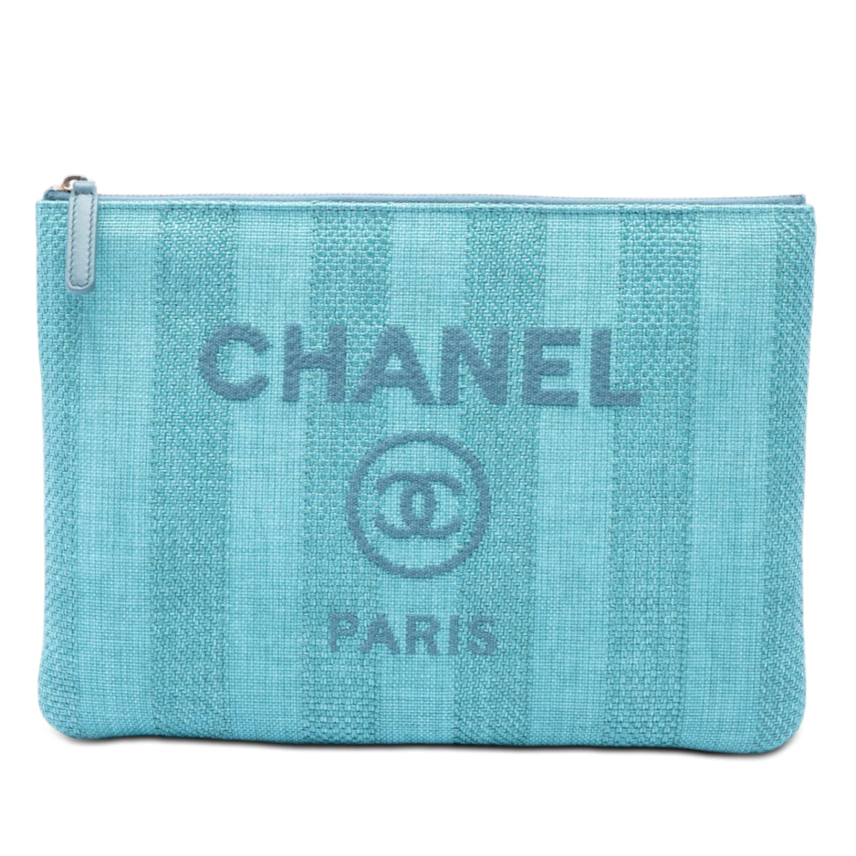 Chanel Medium Tweed Deauville O Case Clutch