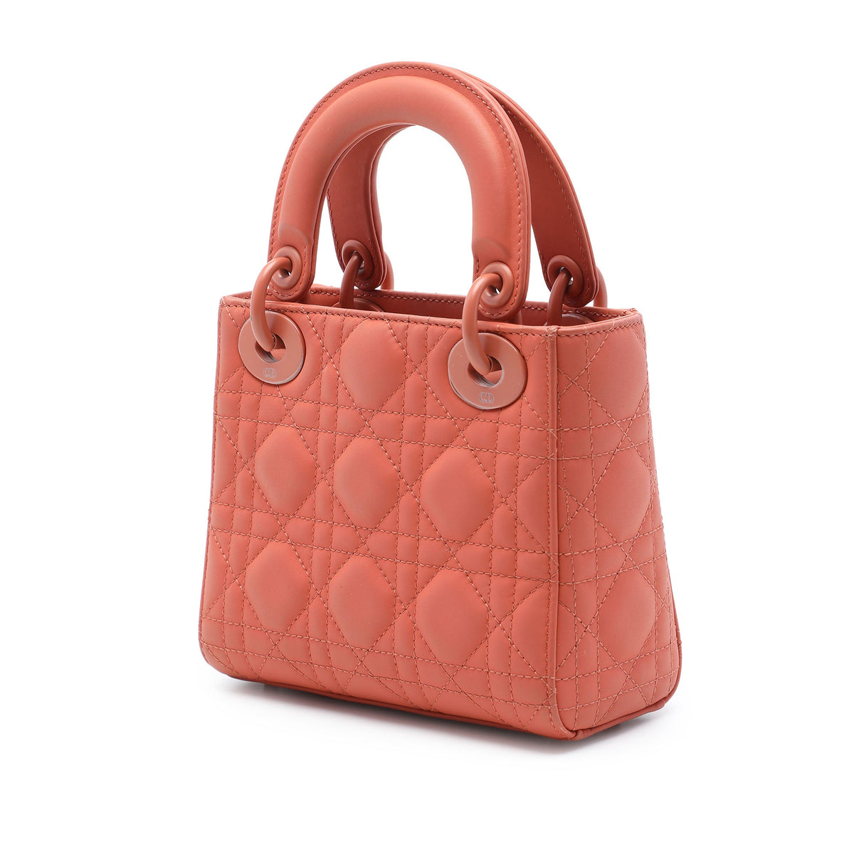 Dior Mini Ultra Matte Calfskin Cannage Lady Dior