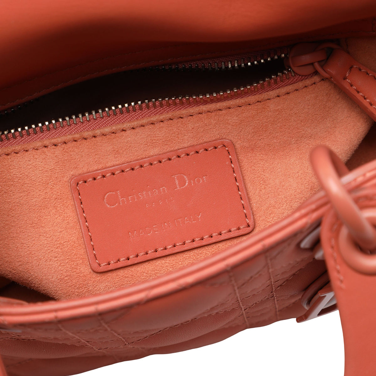 Dior Mini Ultra Matte Calfskin Cannage Lady Dior