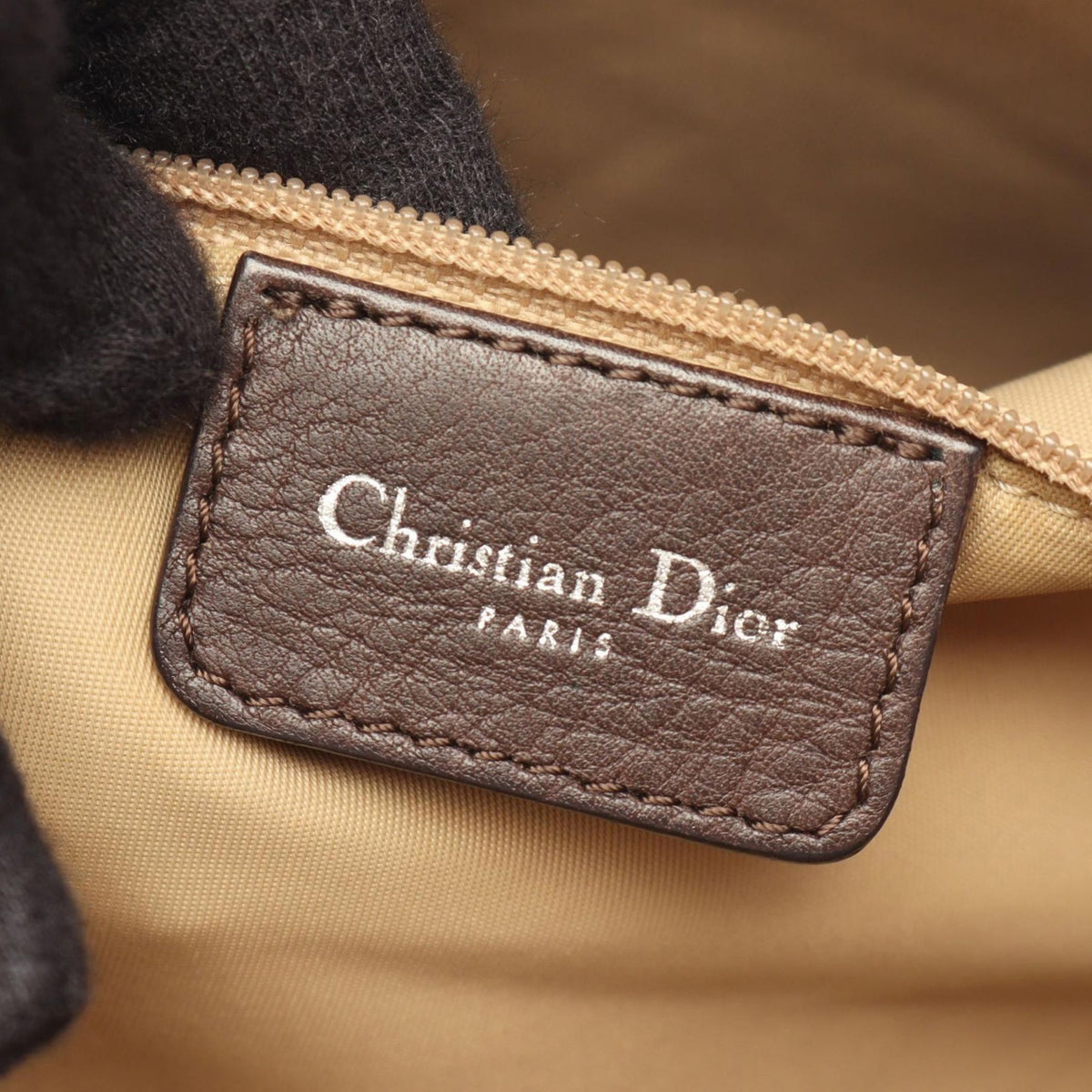 Dior Diorissimo Trotter Canvas Street Chic Crossbody — Beige